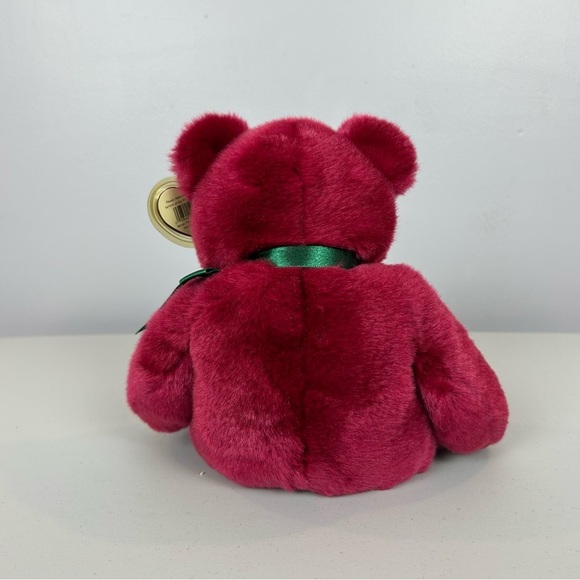 TY Beanie Buddies Collection Vintage Teddy Cranberry Bear 1998 (Large) - Picture 5 of 9